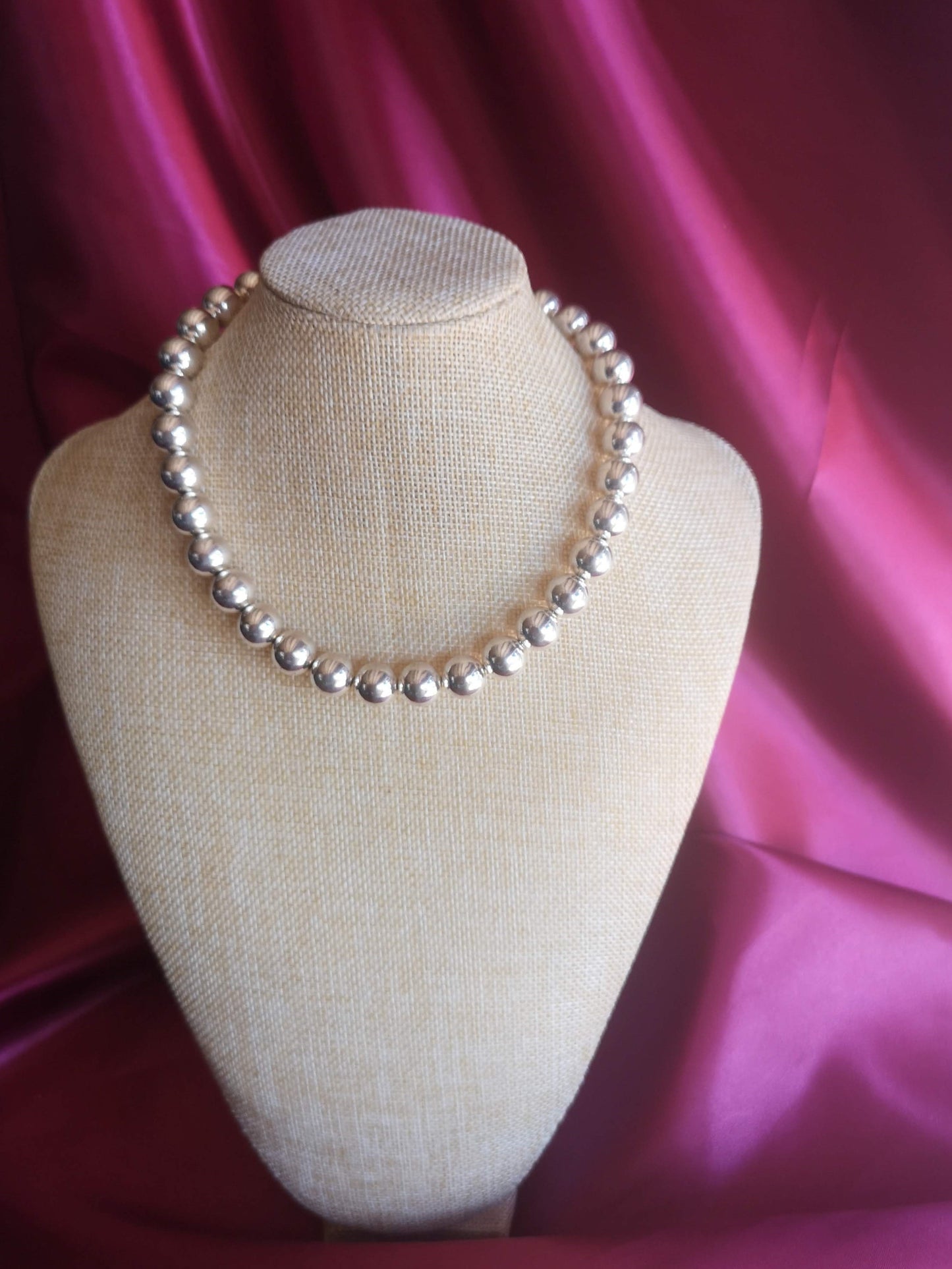 Esferas de plata .925 - Collar